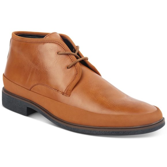 NWOT MENS ALFANI CLYDE VEGAN LEATHER CHUKKA BOOTS main image 11